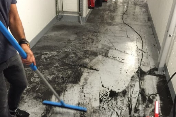 Grundreinigung Wasserrohrbruch